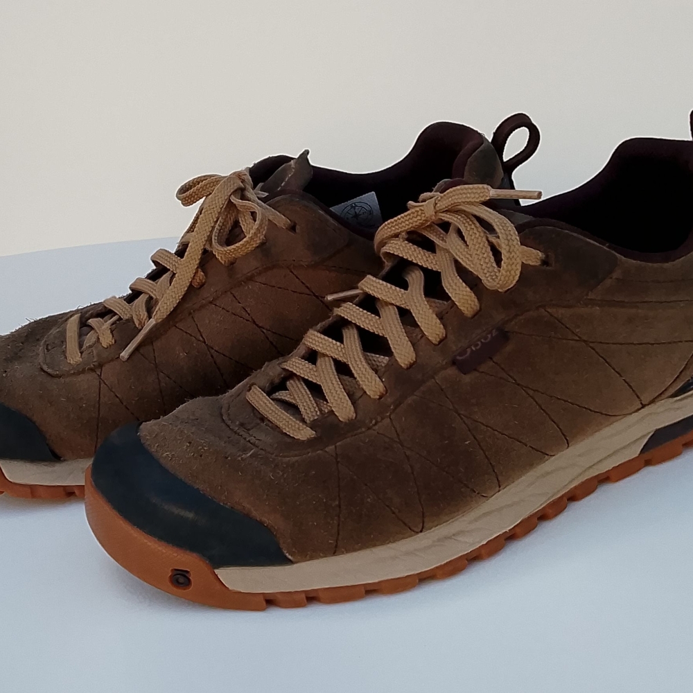 Oboz Men's Low Bozeman Brown Leather Hiking Boots Size 9 Fits Like A 10 - Picture 5 of 13